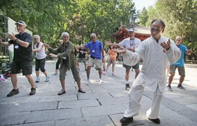 Tai Chi Class in Xian